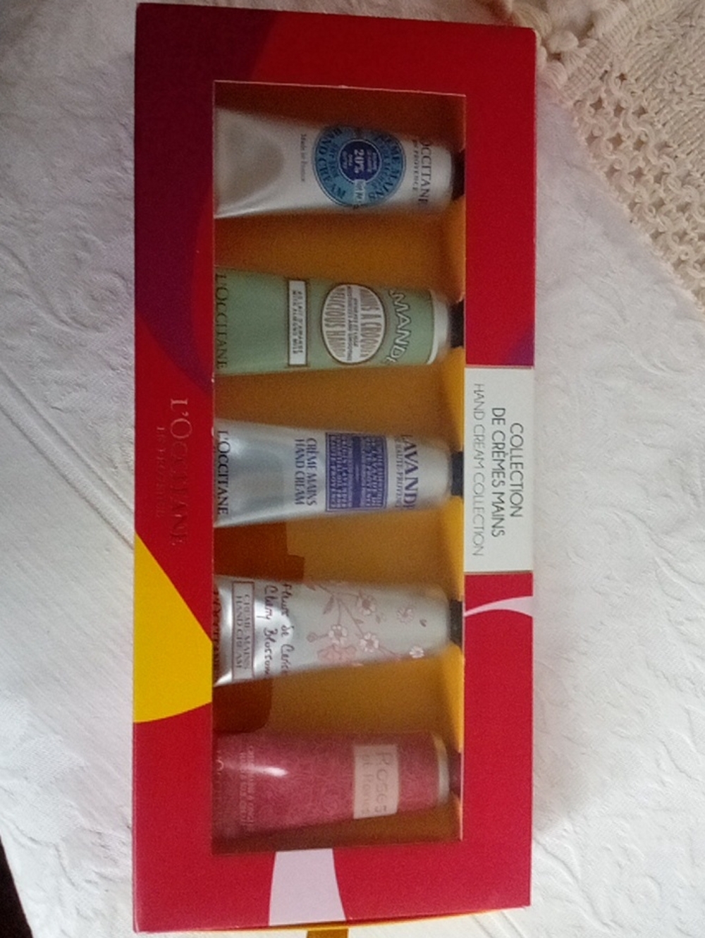 L'OCCITANE Hand Cream Collection - Red, Yellow, Pink, Green, Blue, White